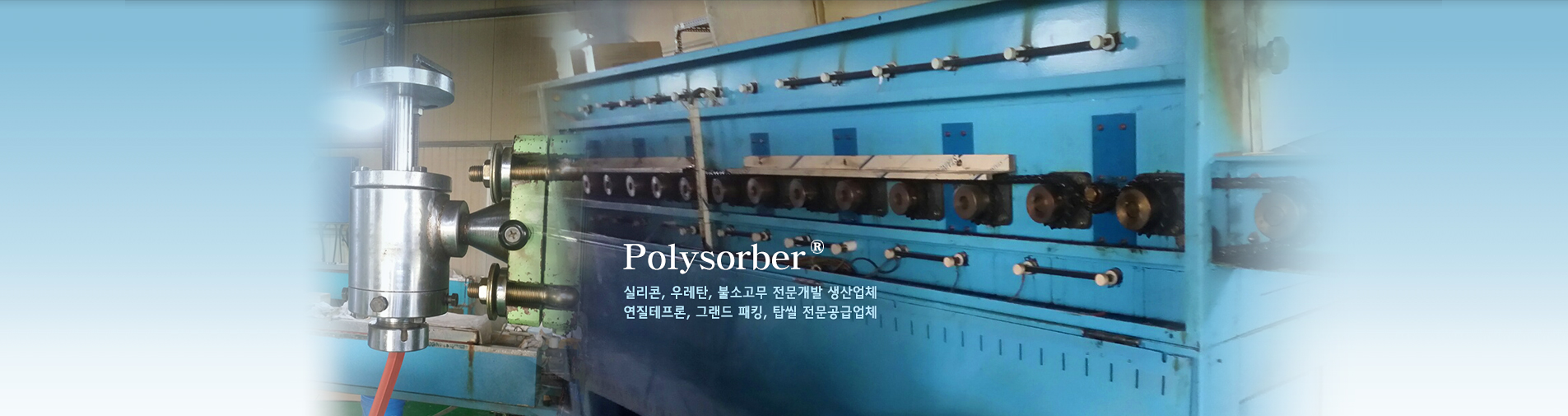Polysorber — 실리콘, 우레탄, 불소고무 전문개발 생산업체